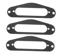 Gatuida 3pcs Black Guitar Pickup Frame Pickup Mounting Ring for Single Coil Humbucker Ring Fits Electric Guitar Parts