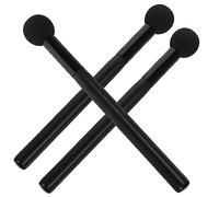 Gatuida 3Pcs Black Multi Function Smudge Concealer Brushes for Women Dual Use Latex Sponge Applicators for Lipstick Face Makeup Portable Easy to Carry