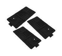 Gatuida 3pcs Car Sun Visor Organizer PU Leather Multi-functional Storage Pouch with Sunglass Holder Card License Registration Document Pen Key Pocket for Auto Interior Accessories Black