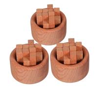 Gatuida 3pcs Compact Wooden Essential Oil Diffuser Portable Aromatherapy Wood Cover for Home Office Yoga Spaces Waterless and Electricity Operation Natural Scent Enhancer