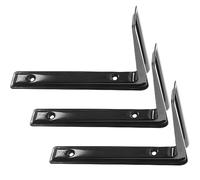 Gatuida 3pcs Decorative Shelf Brackets Wall Mounted Support for Panels Heavy Duty Triangle Bracket for Home Organization and Stability