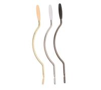 Gatuida 3pcs Electric Guitar Tremolo Bar with Tip Curved Whammy Bar for Dynamic Effects for Beginners and Experienced Players Tremolo System Gold Silver Black