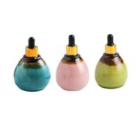 Gatuida 3pcs Essential Oil Dropper Bottle Sub Bottles Empty Refillable for Storage Essential Oil