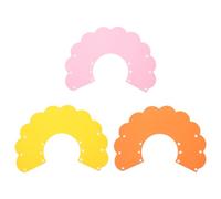 Gatuida 3pcs Eva Cat Recovery Collars Sunflower Design Lightweight Neck Cones Anti Licking Protective Pet Neck Circles for Post-surgery Healing Medium Size