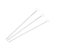 Gatuida 3pcs Fan Shape Mask Brushes Long Handle Skin Care Applicator for Even Mud Application for Diy Facial Masks and Reach Areas White