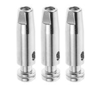 Gatuida 3pcs Fencing Epee Tip Replacement: Heavy Duty Stainless Steel Fencing Parts Practice Gear For Training Competition Sports Outdoors