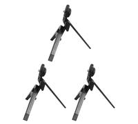 Gatuida 3pcs Foldable Lightweight Abs Mini Tripod Set for Phone and Camera, Adjustable Desktop Camera Holder for Outdoor Photography, Compact Black Phone Tripod Holder