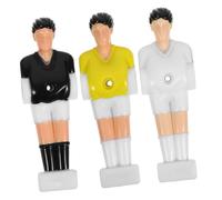 Gatuida 3Pcs Foosball Player Figures Durable Soccer Game Accessories for Table Football Machine Lightweight Statues for Enhanced Gameplay and Easy Replacement