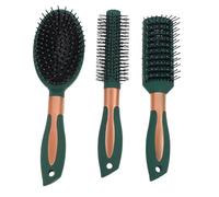 Gatuida 3pcs Hair Styling Tool Set Airbag Massage Comb Curved Vented Comb Paddle Brush for Curl Care Detangling and Scalp Comfort with Smooth Rounded Teeth for Daily Grooming