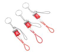 Gatuida 3Pcs Halloween Keychain Cute Novelty Pendant Key Rings for and Phones Party Favor and Accessory for Halloween Celebrations