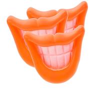 Gatuida 3Pcs Interactive Chewing Dog Mouth Shaped Molar Plaything for Puppies Bite Resistant Teeth Cleaner and Exercise Enrichment for Independent Pet Fun