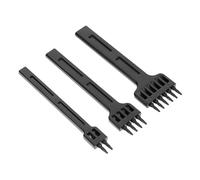 Gatuida 3Pcs Leather Punch Tool High-carbon Steel DIY Leather Craft Punching Machine for Sewing Stamping and Belt Hole Making