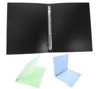 Gatuida 3pcs Loose Leaf Binder Organizer Document Storage Folder for Office School and Home Use Black Green and Blue Multi Function File Holder for Music Scores and More