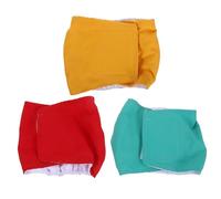 Gatuida 3pcs Male Dog Belly Bands, Small Puppy Training Diapers, Washable Pet Wraps, Pomeranian Urinary Protection Wraps for Home and Travel Assorted