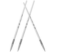 Gatuida 3pcs Manicure Painting Pens Nail Art Brush Set Small Fine Tips Nail Salon Supplies for Precise Design and DIY Painting