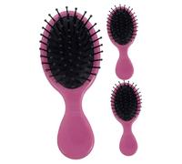 Gatuida 3pcs Massage Comb for Women Lightweight Detangling Hair Brushes with Comfortable Scalp Massage Portable Paddle Combs for Curly Wavy Straight Hair Care and Frizz Reduction