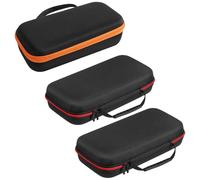 Gatuida 3pcs Microphone Storage Bag Portable Eva Sponge Mic Holder Case for Ktv Parties Travel Handheld Microphone Carry Pouch