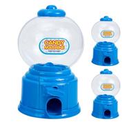 Gatuida 3pcs Mini Gumball Machine Kids Candy Dispenser Toy for Desktop Funny Plastic Bubble Gum Dispenser Vending Machine for Birthday Party Favors