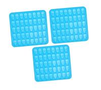 Gatuida 3pcs Mini Silicone Skull Molds for Baking and Halloween Crafts Non-Stick Tray for Chocolate Candy Ice Cubes and Resin Art Easy Demolding and Storage Party Favor
