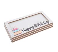 Gatuida 3pcs Money Holder: Birthday Cash Holder Creative Ways to Give Money As A Present Wooden Cash Envelope Wallet Present DIY Birthday Party