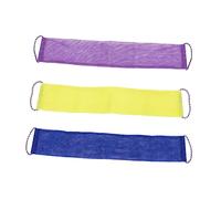Gatuida 3pcs Nylon Back Washer Shower Scrubber for Men and Women, Extra Long Double Side Bath Body Scrubber Strap for Cleaning Hard-to-reach Areas and Promoting Blood Circulation