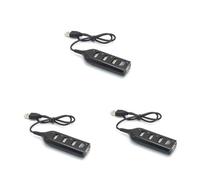 Gatuida 3pcs Port Usb Hub Splitter for Laptop Pc Multi Usb Charger Extension Smart Extension for Computer