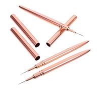 Gatuida 3pcs Pull Line Brush Nail Art Pen Gold Nail Art Liner Pen for Manicure Drawing