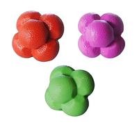 Gatuida 3pcs Reaction Balls Hexagonal Agility Training Balls for Indoor Fitness Hand Eye Coordination Durable Material for Athletes and Gym Workouts Random Color