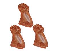 Gatuida 3pcs Realistic Rib Meat Models PVC Fake Food Simulation Props for Kitchen Decor Photography for Restaurant Displays Buffet Decoration