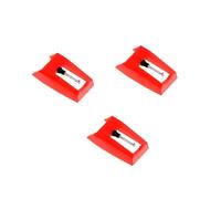 Gatuida 3pcs Replacement Stylus Cartridge Needles for Record Player Turntable Compatible Phonograph Stylus Needles for Vinyl Turntable