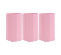 Gatuida 3pcs Rhinestone Painting Canvas Roll Holder Fixed Scroll Anti-Roll Bracket Rhinestone Painting Art Accessories 3D Printing Pink