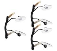 Gatuida 3PCS Rimless Nose Bridge Connector Replacement for Frameless Glasses Nose Pads for Spectacle Repair Fit Single Hole Midnasal Bridge Accessories