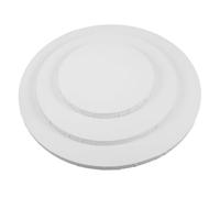 Gatuida 3pcs Round Cotton Canvas Panels with Frames Pre-Stretched Oil Painting Boards Fine Texture for Enhanced Paint Adhesion and Durability Art Supply for Students and Artists