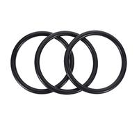 Gatuida 3pcs Rubber Bowl Cushion Pads for Buddhist Bowl round Design Sturdy Black Rubber Material for Artists and Families