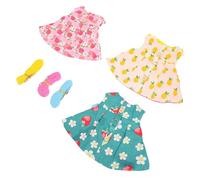 Gatuida 3pcs Small Pet Rabbit Harness Vest Set with Leash, Summer Outdoor Rabbit Clothes for Holland Lop and Hamsters - Strawberry, Peach Pineapple Colors