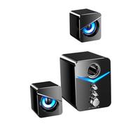 Gatuida 3pcs Speaker Computer Audios Usb Speaker Office for Laptop Desktop Mobile Phone