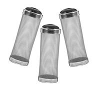 Gatuida 3pcs Stainless Steel Aquarium Filter Mesh Guard Diameter Protective Intake Cover for Fish Tank Filter Intake Strainer Screen Preventing Fish and Shrimp Suction