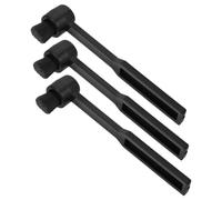 Gatuida 3pcs Static Phonograph Needle Brush Vinyl Record Stylus Cleaner for Turntables and Record Players Gentle Cleaning and Compatibility Practical Storage Design Black