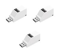 Gatuida 3pcs Usb Plug Multi Port Usb Hub Direct Connection Suitable for Laptop Desktop No Driver Needed