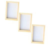 Gatuida 3Pcs Wooden Paper Making Frame for DIY Handcrafts Papermaking Mesh Tool Kits Educational Craft Supplies for Creative Paper Art and Printing Projects