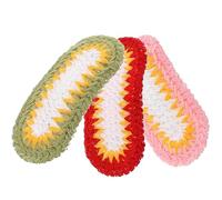 Gatuida 3pcs Woolen Knitting Flower Hair Clips for Women, Beautiful Elegant Appearance, Good Grip and Easy to Clip, Hair Accessories for Party and Vacation