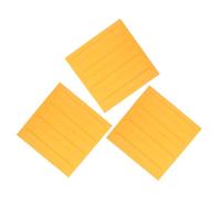 Gatuida 3Pcs Yellow PVC Blind Path Tiles 30X30Cm Tactile Paving Bricks Nonslip Sidewalk Floor Covering for Visually Impaired Pedestrian Safety