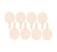 Gatuida 4 Pair DIY Unfinished Table Tennis Paddle Blanks Craft Your Own Custom Rackets for Painting Durable Wood Base for Creative Projects for Sports Enthusiasts and Unique