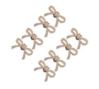 Gatuida 4 Pairs Rhinestone Bow Shoe Decoration Clips, Golden Charms Pair | Alloy Construction, Sparkling Glossy Finish, Snug Attachment for Loafers, Festive Occasions, Bridal Styling and Outfit