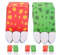 Gatuida 4 Pairs Toddler Claw DIY Kit Wearable Carton Toys for Children Early Learning Pretend Play Supplies Halloween Costume Prop