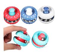 Gatuida 4 Pcs Gyro Bead Rotating Track Puzzle Balls for Pocket-sized Stress Relief and Cognitive Development Educational Finger