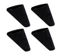 Gatuida 4 Pcs Replacement Silicone Air Fryer Rack Feet Pads with Compact Design Dishwasher Safe Air Fryer Accessories Black Corner Buffer Pads for Stable Rack Support
