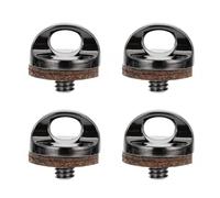 Gatuida 4 Pieces /4 Inch Camera D-ring Screw with Wooden Washer | Quick Detach Strap Fixing, Stable Connection for Compact Cameras, Photographers and On-the-go Shooting