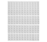 Gatuida 4 Sheets Self-adhesive Shoe Labels Strong Stickers for Sneakers High Temperature Resistant Adhesive Tags for Men Women Shoe Organizing and Retail Use