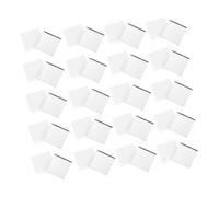 Gatuida 400pcs Mirror Glass Tiles for Crafts Home Decor Square Mirror Tiles for Crafts Silver